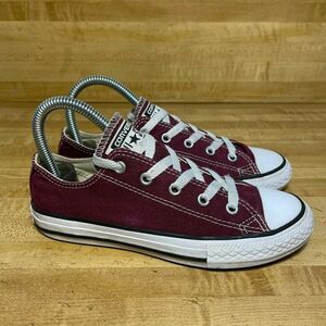 Converse All Star Sneaker Shoes Burgundy Size US 2